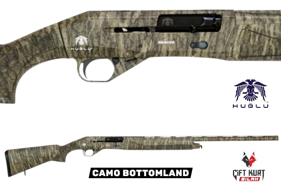 Huğlu RENOVA CAMO BOTTOMLAND Tüplü Şarjörlü Yarı Otomatik Av Tüfeği